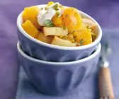Kürbis mit Apfelsaft und Zimt