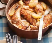 Hähnchen mit Apfel