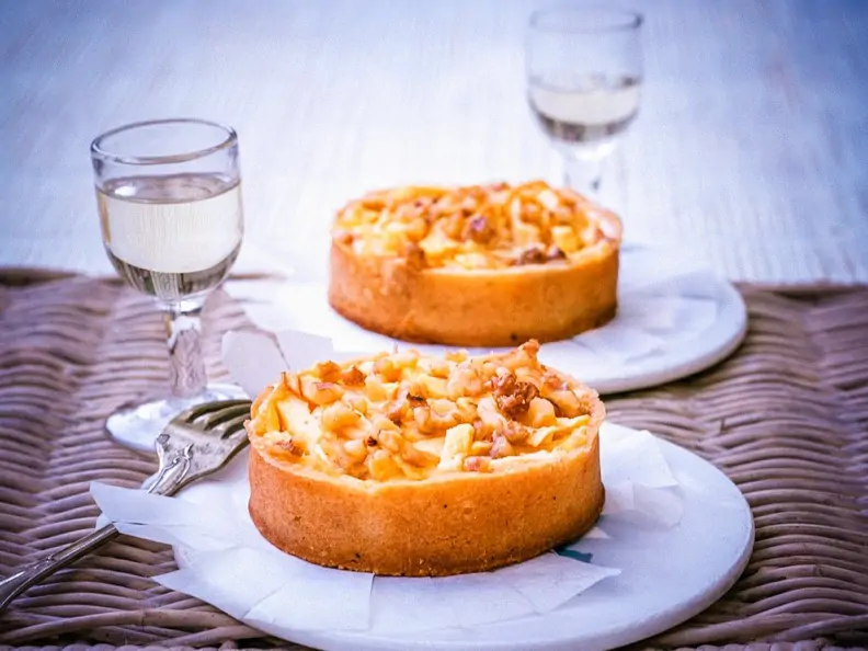 Apfel-Nusskuchen