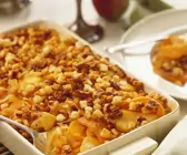 Süßkartoffelgratin mit Apfel