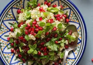 Couscous-Salat mit Granatapfel