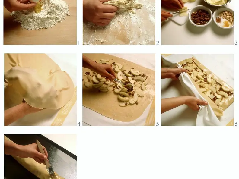 Apfelstrudel nach italienischer Art