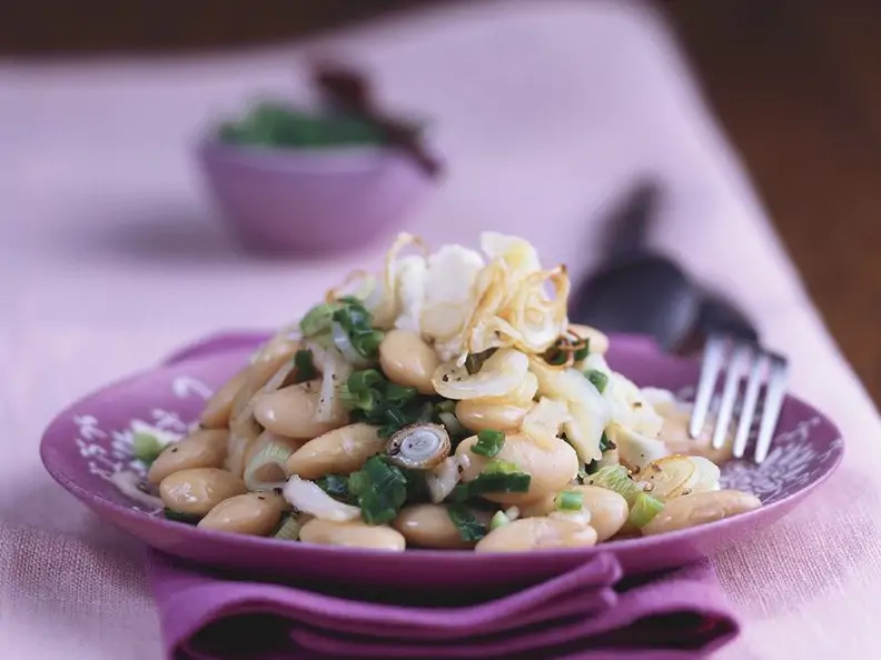 Dicke Bohnen-Apfel-Salat