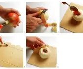 Apfel im Teigmantel gebacken