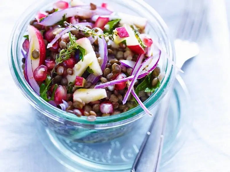 Orientalischer Linsensalat
