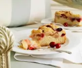 Apfelkuchen mit Cranberries