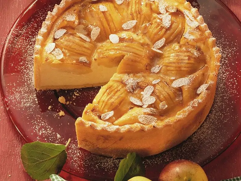 Käse-Apfelkuchen