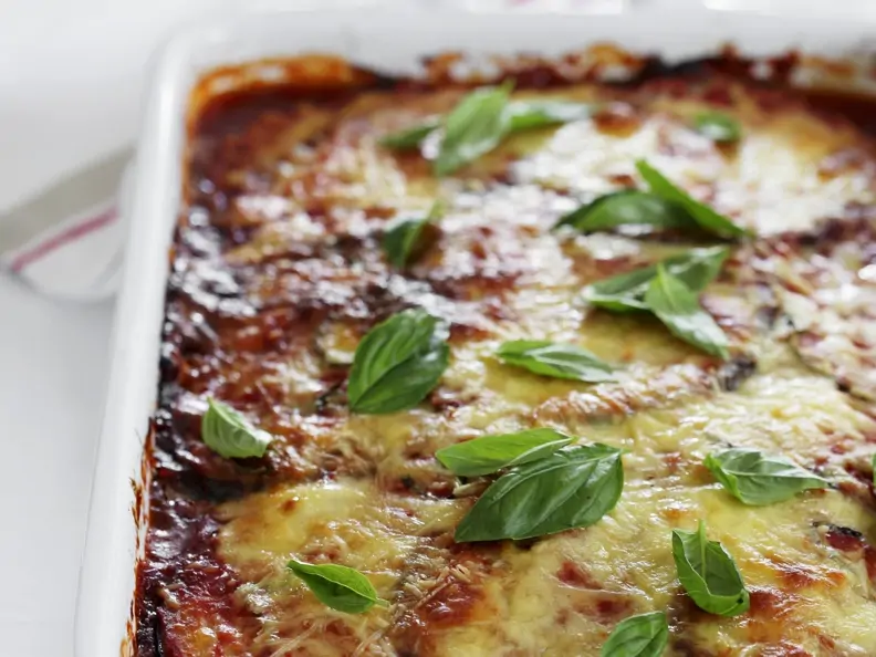 Auberginen-Vollkorn-Lasagne