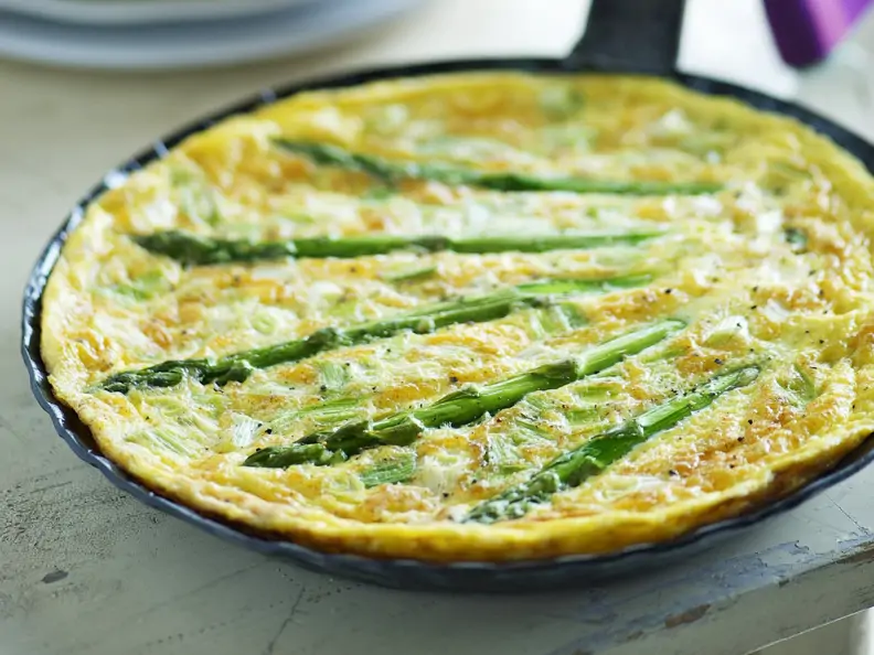 Omelett mit Spargel