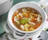 Schnelle Suppe mit Gemüse