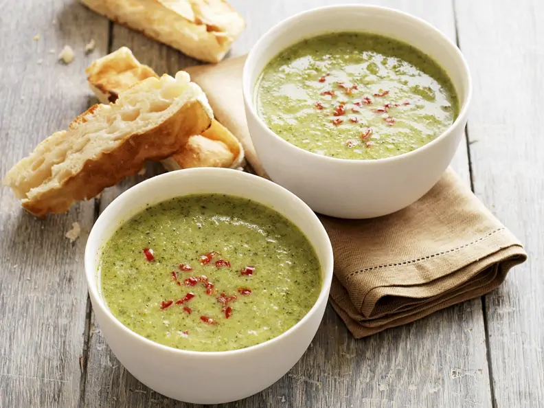 Cremige Brokkolisuppe