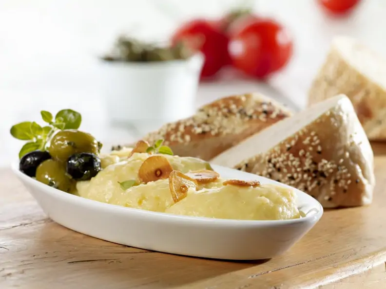 Knoblauchcreme auf griechische Art