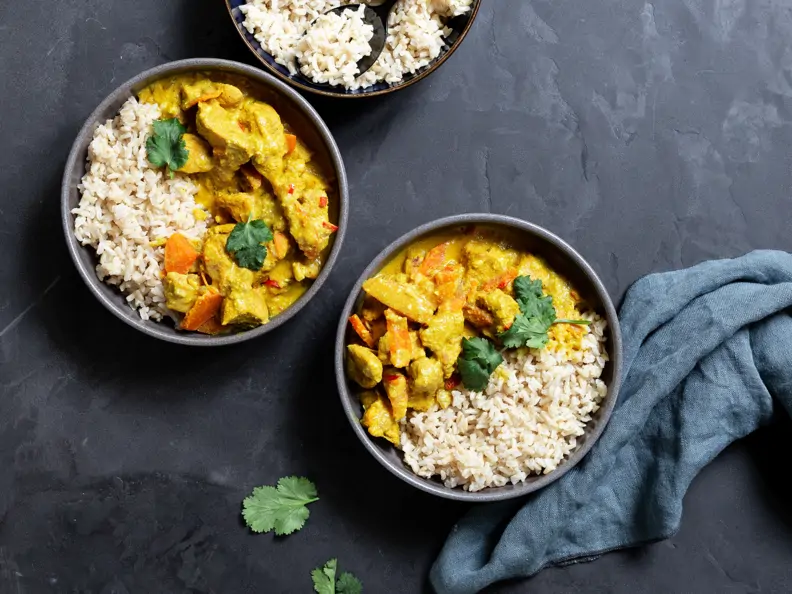 Curryhähnchen auf indische Art (Chicken Korma)