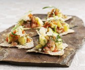 Knäcke-Lachs-Häppchen