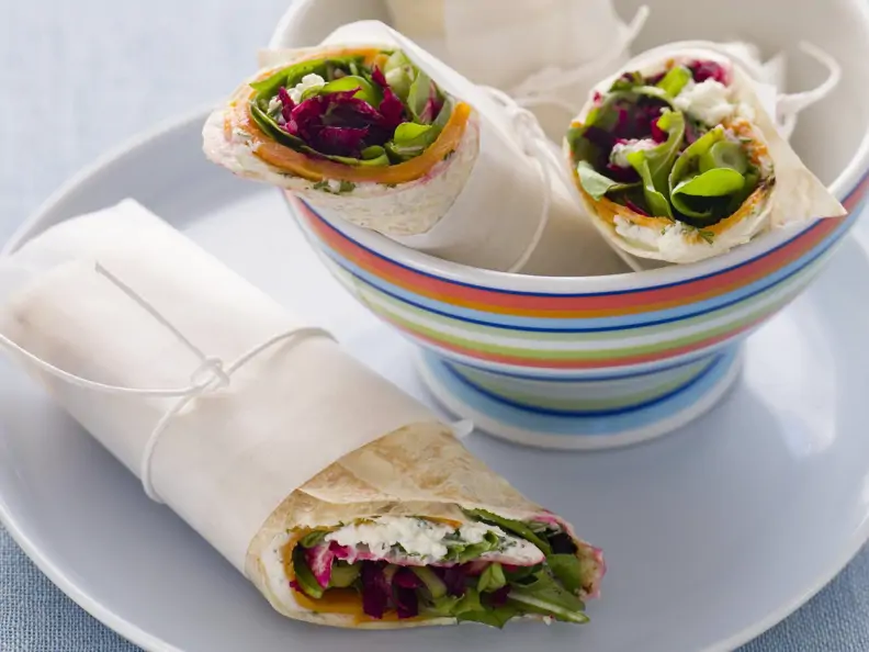 Wraps mit Roter Bete