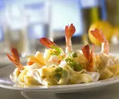 Pasta mit Shrimps