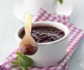 Himbeergelee mit Pfefferminz