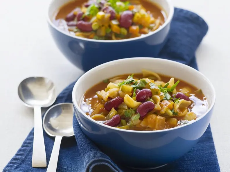 Italienische Gemüsesuppe mit Pancetta