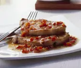 Minutensteak mit Paprikasalsa