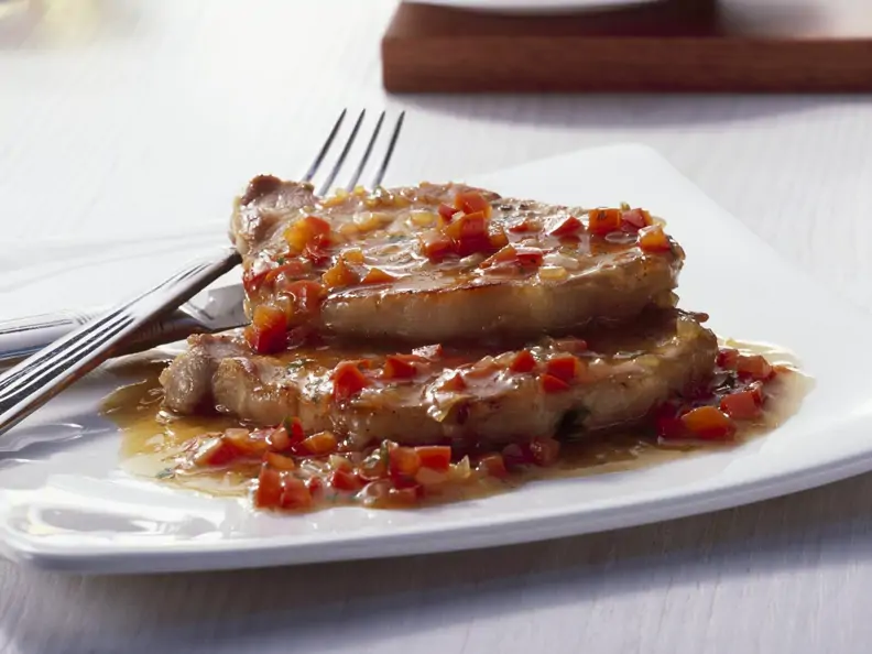 Minutensteak mit Paprikasalsa