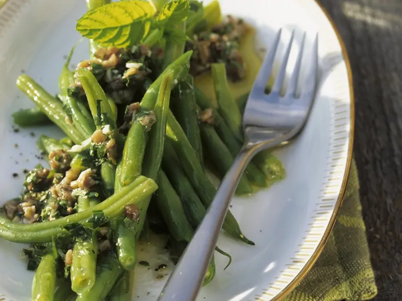 Mediterraner Grüner Bohnen Salat