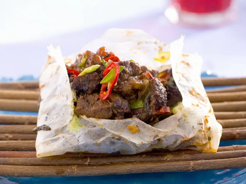 Gebackenes Lamm-Kebab
