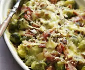 Rosenkohl-Bacon-Auflauf