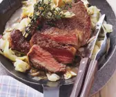 Rinderrostbraten mit Kraut