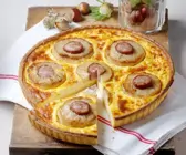 Kartoffel-Würstchen-Quiche
