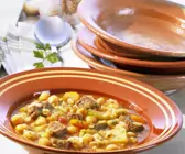 Kichererbsensuppe mit Rind auf marokkanische Art
