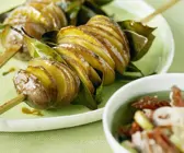 Kartoffelspieße mit Lorbeerblättern