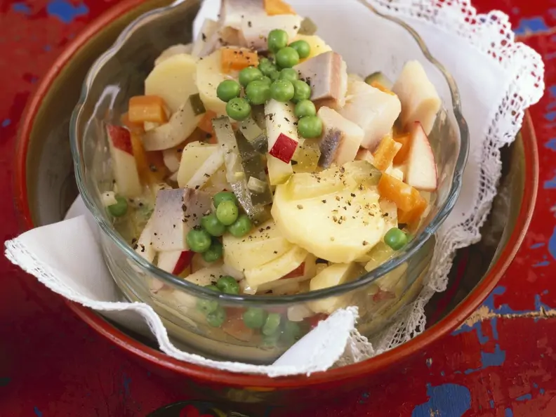 Russischer Kartoffel-Herings-Salat