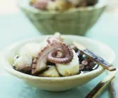 Salat aus Oktopus