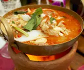 Shrimpssuppe auf thailändische Art