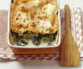 Lasagne mit Rucola und Gemüse