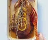 Entenbraten mit Orangenscheiben