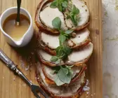 Spanferkelrücken auf italienische Art