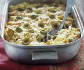 Sauerkraut-Oliven-Gratin