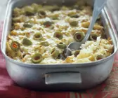 Sauerkraut-Oliven-Gratin