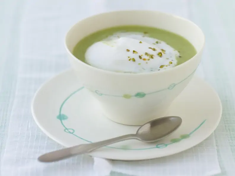 Schaumige Spargelsuppe