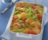 Kartoffel-Lauch-Gratin