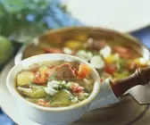 Lammsuppe mit Kohl