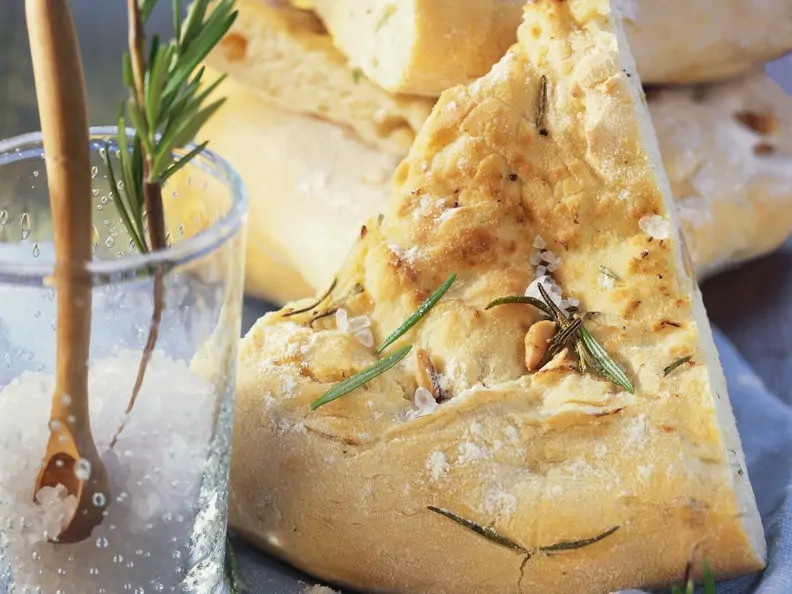 Focaccia mit Rosmarin