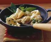 Scharfe Wok-Calamari