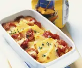 Überbackene Polenta