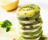 Kiwis mit Frischkäse