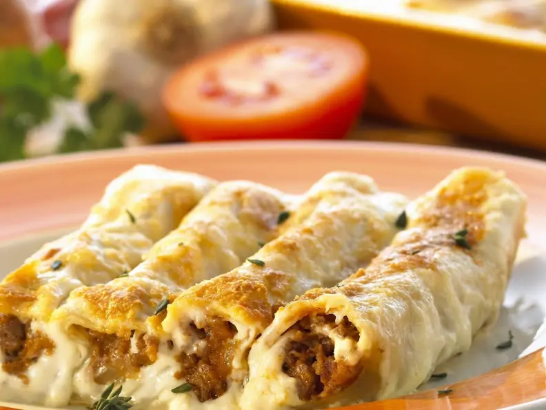 Hackfleisch-Cannelloni