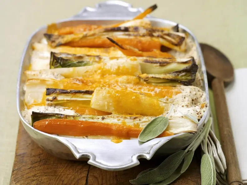 Wurzelgemüse-Gratin