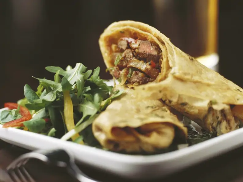 Wrap mit Rind