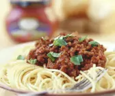 Pasta mit Bolognese-Soße